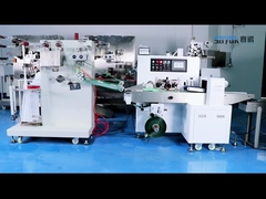 横のアルコール綿棒機械耐久50Hz 4側面のシールの袋機械