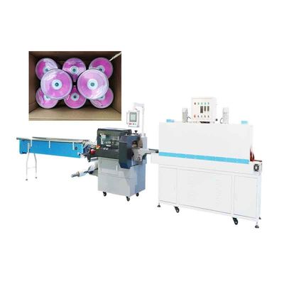 Good price 5.5KW高速収縮包装機械380Vディスク集合的な箱のパッキング オンライン