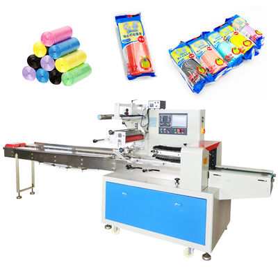 質  Garbage Plastic Bag Pillow Packaging Machine Automatic Packer 2.5KW 工場