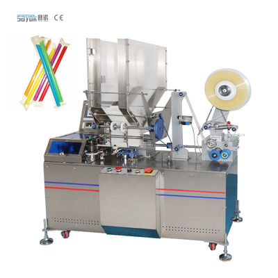 シングルブルク使い捨てプラスチックストローパッケージングマシン 自動 50HZ 220V