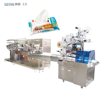 ODM 30-80 バッグ / ミニ 湿拭き 生産ライン 湿織物 製造 機械 3KW