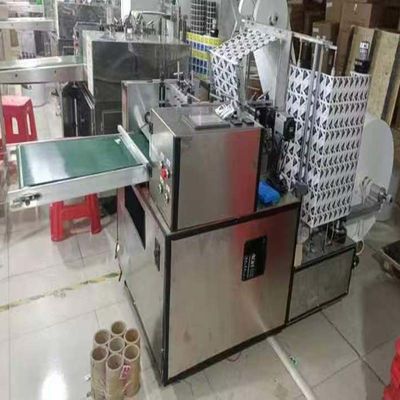 メカニカル駆動四面密封包装機 220V 5KW 6レーン アルコールスワブ生産