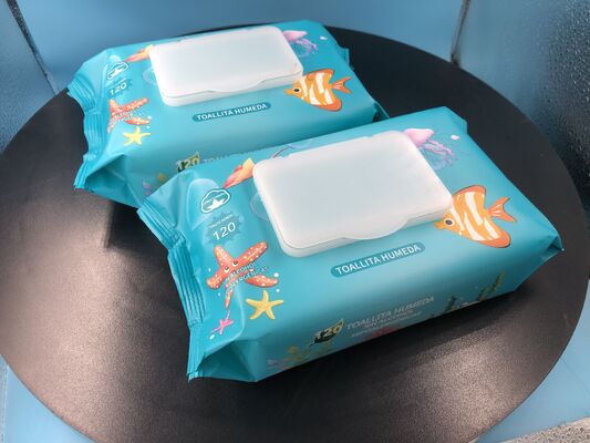 柔軟な湿面拭き袋の梱包機 湿面拭き袋のサイズと梱包材料の間で迅速に切り替えることができます