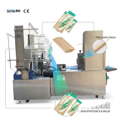 Upgrade Servo Control Bamboo Sticks Counting Packing Machine For Small BBQ Skewers
